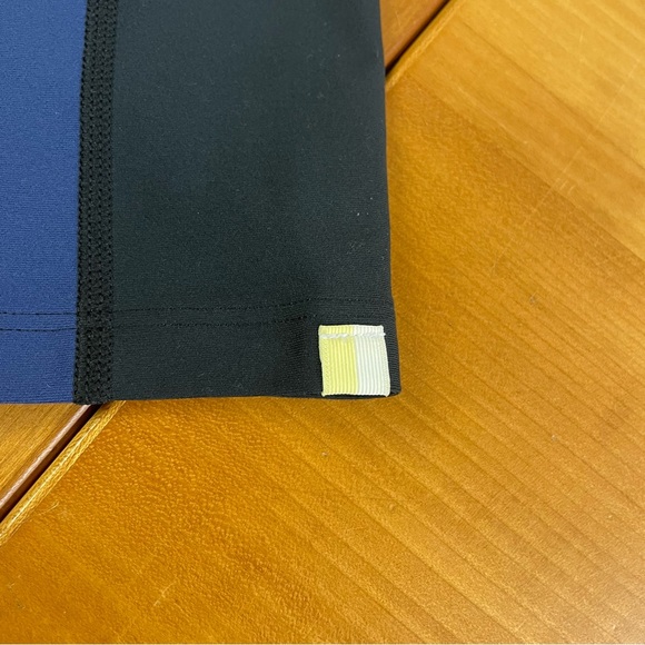 Summersalt blue and black color block yoga pants leggings 12 - Picture 4 of 10